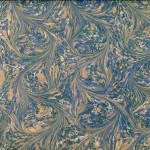 Caillouté Flou Bleu