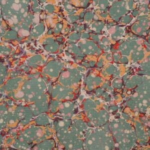 Caillouté Vert et rose, détail