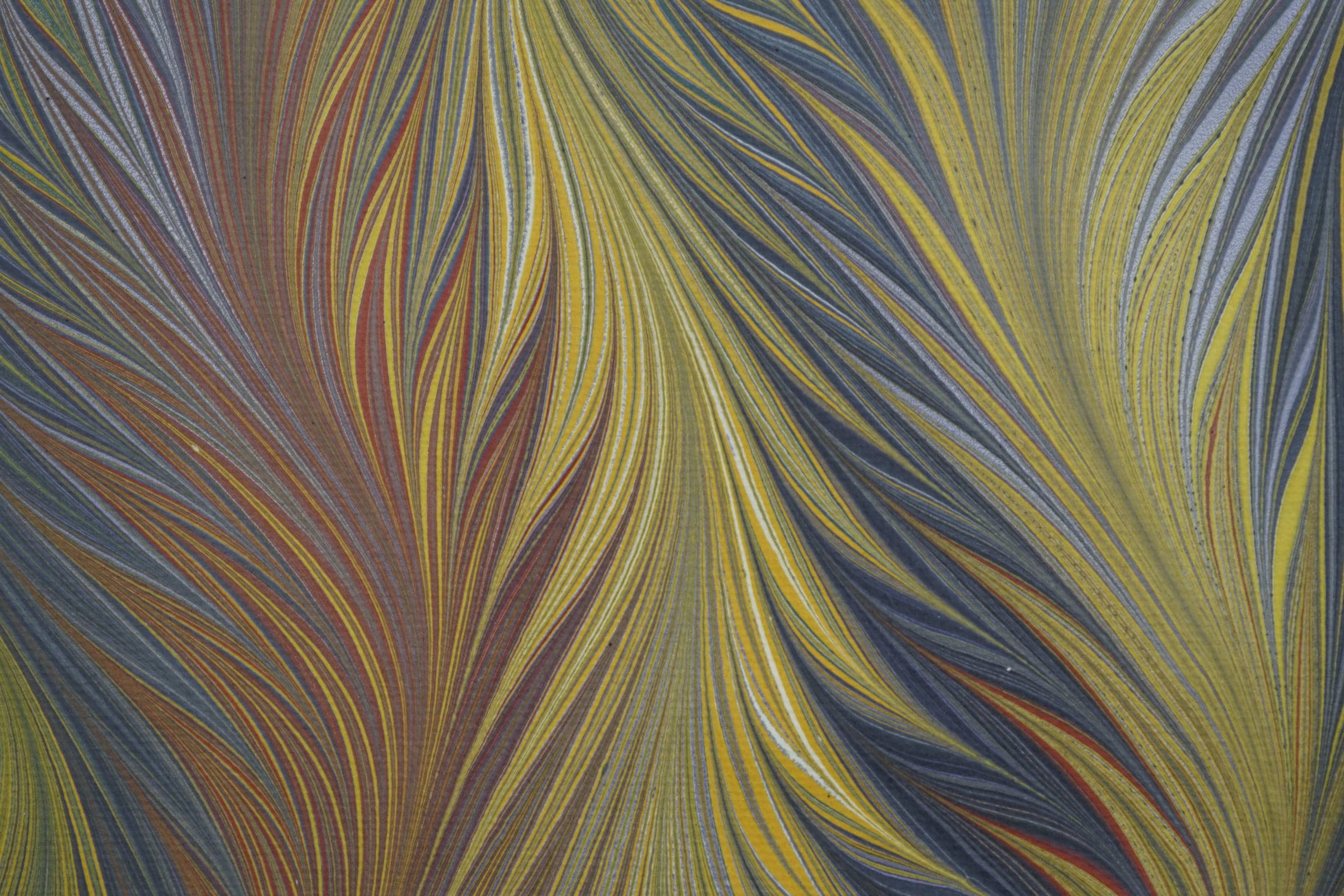 Flamme Moutarde-Gris, détail